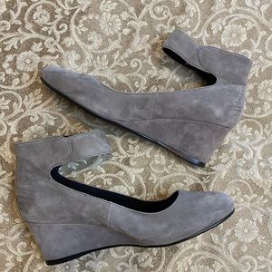 J Renee Ankle Strap Wedge Pumps